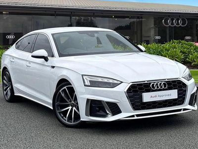 Used Audi A5 Sportback S-Line 161 HP (118 kW) 2023 White Hatchback