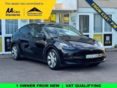 Used Tesla Model Y Long Range AWD 378 kW (514 HP) 2022 Black SUV