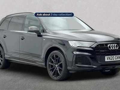 Used Audi Q7 Black Edition 340 HP (250 kW) 2020 Black SUV