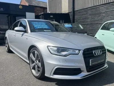 Used Audi A6 Black Edition 2014 Silver Sedan