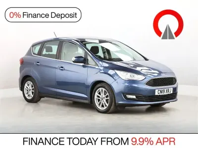 Used Ford C-MAX Zetec 120 HP (88 kW) 2019 Blue MPV