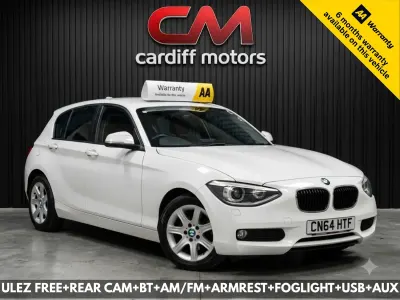 Used BMW 116 Sport Line 2015 White Hatchback