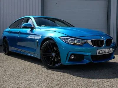 Begagnad BMW 420 M Sport 184 HK (135 kW) 2019 Blå Sportkupé