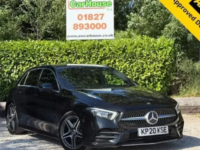 Used Mercedes A200 AMG line 150 HP (110 kW) 2020 Black Hatchback