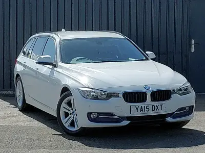 Used BMW 320 Sport Line 184 HP (135 kW) 2015 White Estate