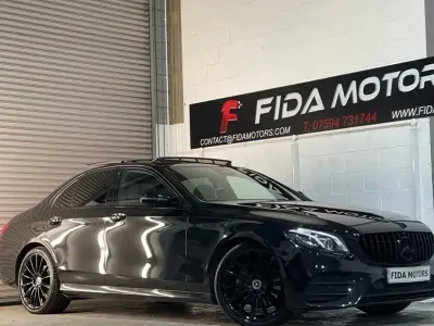 Used Mercedes E220 AMG line 2020 Black Sedan