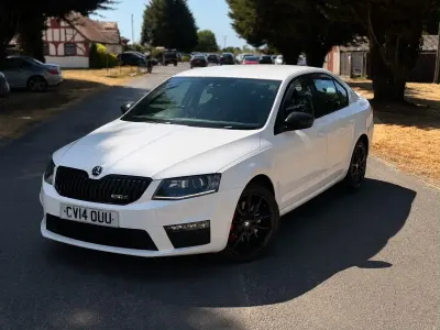 Used Skoda Octavia vRS 2014 White Estate