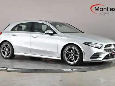 Used Mercedes A180 AMG line 136 HP (100 kW) 2019 Silver Hatchback