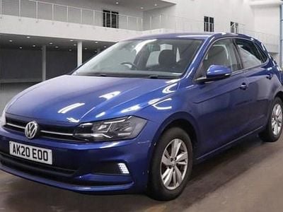 Used VW Polo SE 80 HP (58 kW) 2020 Blue Hatchback