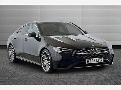 Begagnad Mercedes CLA180 AMG Line Premium 134 HK (98 kW) 2025 Svart Sedan