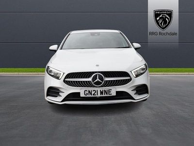 Used Mercedes A180 AMG line 134 HP (98 kW) 2021 White Hatchback
