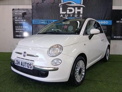 Used Fiat 500 Lounge 69 HP (50 kW) 2012 White Hatchback