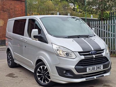 Usado Ford Transit Custom Sport 170 CV (125 kW) 2018 Plateado Van