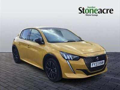 Yellow Used 2023 Peugeot 208 Premium Hatchback | £17,625 (Fair price)