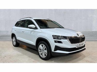 White Used 2025 Skoda Karoq SE SUV | £22,570 (Good price)