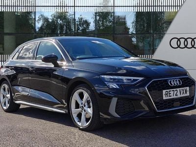 Used Audi A3 Sportback S-Line 2022 Black Hatchback