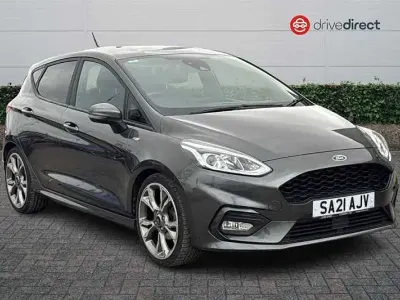 Begagnad Ford Fiesta ST-Line X 2021 Grå Halvkombi
