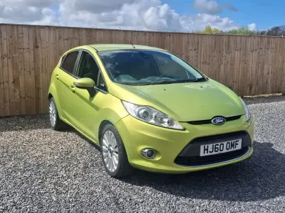 Used Ford Fiesta Titanium 2010 Green Hatchback