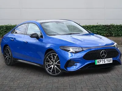 Used Mercedes CLA 250+ AMG line 200 kW (272 HP) 2025 Blue Sedan