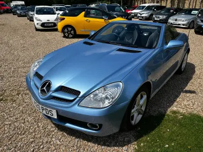 Used Mercedes SLK200 2011 Blue Cabriolet