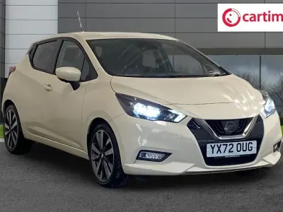 Begagnad Nissan Micra Tekna 92 HK (67 kW) 2022 Vit Halvkombi