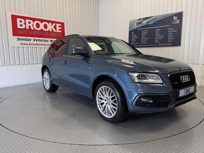 Used Audi Q5 S-line plus 230 HP (169 kW) 2015 Blue SUV