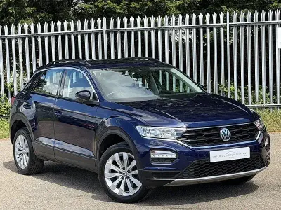 Used VW T-Roc SE 115 HP (84 kW) 2019 Blue SUV