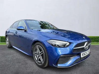 Used Mercedes C200 AMG line 2025 Blue Sedan