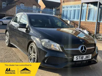 Used Mercedes A180 AMG line 2017 Black Hatchback