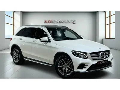 Begagnad Mercedes GLC250 AMG line 2018 Vit SUV