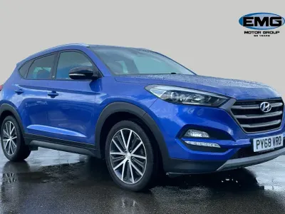 Usado Hyundai Tucson GO! 177 CV (130 kW) 2019 Azul SUV