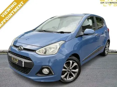 Used Hyundai i10 Premium SE 87 HP (63 kW) 2016 Blue Hatchback