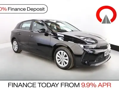 Used Vauxhall Astra Design Edition 130 HP (95 kW) 2023 Black Hatchback
