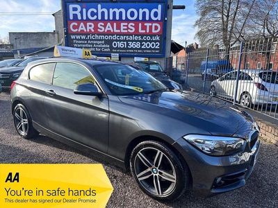 Used BMW 118 Sport Line 136 HP (100 kW) 2018 Grey Hatchback