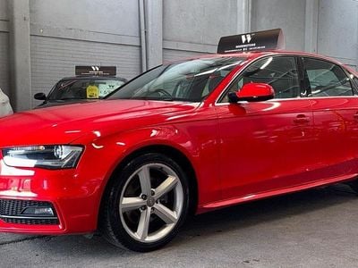 Red Used 2013 Audi A4 S-Line Sedan | £7,398 (Fair price)