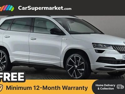 Used Skoda Karoq SportLine 150 HP (110 kW) 2020 White SUV