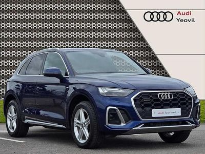Used Audi Q5 S-Line 261 HP (191 kW) 2022 Blue SUV