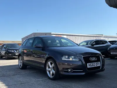 Used Audi A3 Premium 102 HP (75 kW) 2010 Lava grey Hatchback