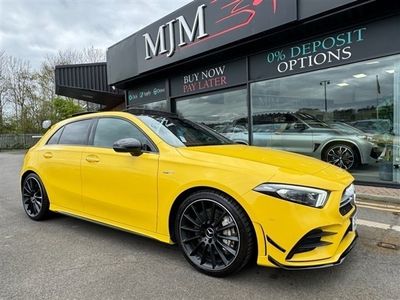 used Mercedes A35 AMG A Class 2.0 AMG4MATIC PREMIUM PLUS 5d 302 BHP * HUGE SPEC LIST * 1 OWNER * AMG AERODYNAMICS PACKAGE *