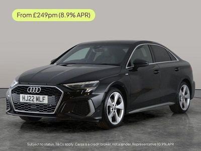 Used Audi A3 S-Line 150 HP (110 kW) 2022 Black Sedan