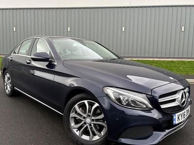 Blue Used 2016 Mercedes C200 Premium Sedan | £10,750 (Fair price)