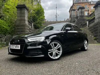 Usado Audi A3 S-Line 150 HP (110 kW) 2017 Preto Sedan