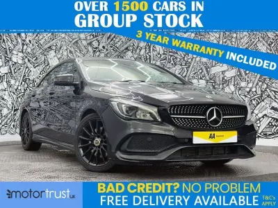 Begagnad Mercedes CLA220 AMG line 170 HK (125 kW) 2019 Svart Sedan