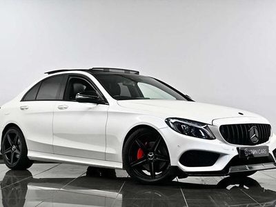 Used Mercedes C220 AMG Line Premium Plus 170 HP (125 kW) 2015 White Sedan