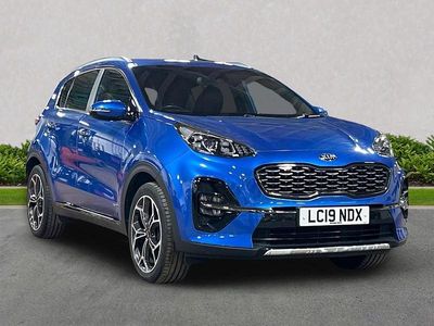 Used Kia Sportage GT-Line 134 HP (98 kW) 2019 Blue SUV