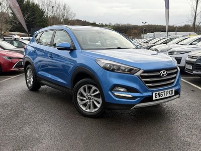 Blue Used 2017 Hyundai Tucson SE SUV | £9,995 (Fair price)
