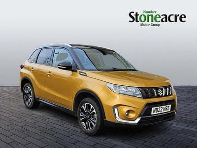 Yellow Used 2022 Suzuki Vitara SZ5 Hatchback | £15,500 (Fair price)