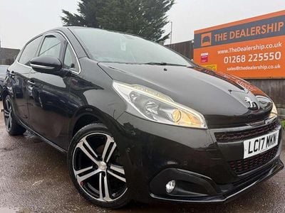 Black Used 2017 Peugeot 208 GT-line Hatchback | £6,450 (Fair price)