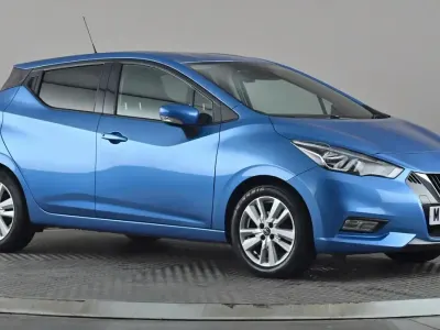 Used Nissan Micra Acenta 100 HP (73 kW) 2019 Blue Hatchback