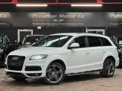 Used Audi Q7 S-line plus 245 HP (180 kW) 2014 White SUV
